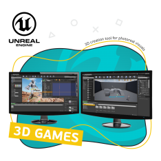 Unreal Engine 4. Игровой движок - КИБЕРшкола программирования для детей, компьютерные курсы для школьников, начинающих и подростков - KIBERone г. Измайлово