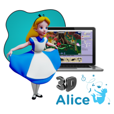 Alice 3d - КИБЕРшкола программирования для детей, компьютерные курсы для школьников, начинающих и подростков - KIBERone г. Измайлово