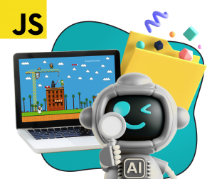 Язык программирования JavaScript + AI. Проектное обучение + геймификация + AI-помощники - КИБЕРшкола программирования для детей, компьютерные курсы для школьников, начинающих и подростков - KIBERone г. Измайлово