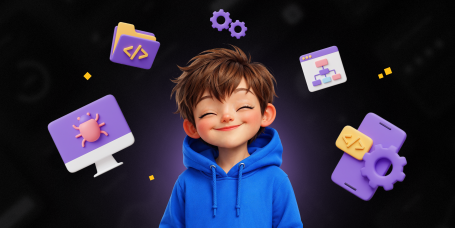 Идеальный сайт с нуля: код, дизайн и AI-помощник - КИБЕРшкола программирования для детей, компьютерные курсы для школьников, начинающих и подростков - KIBERone г. Измайлово